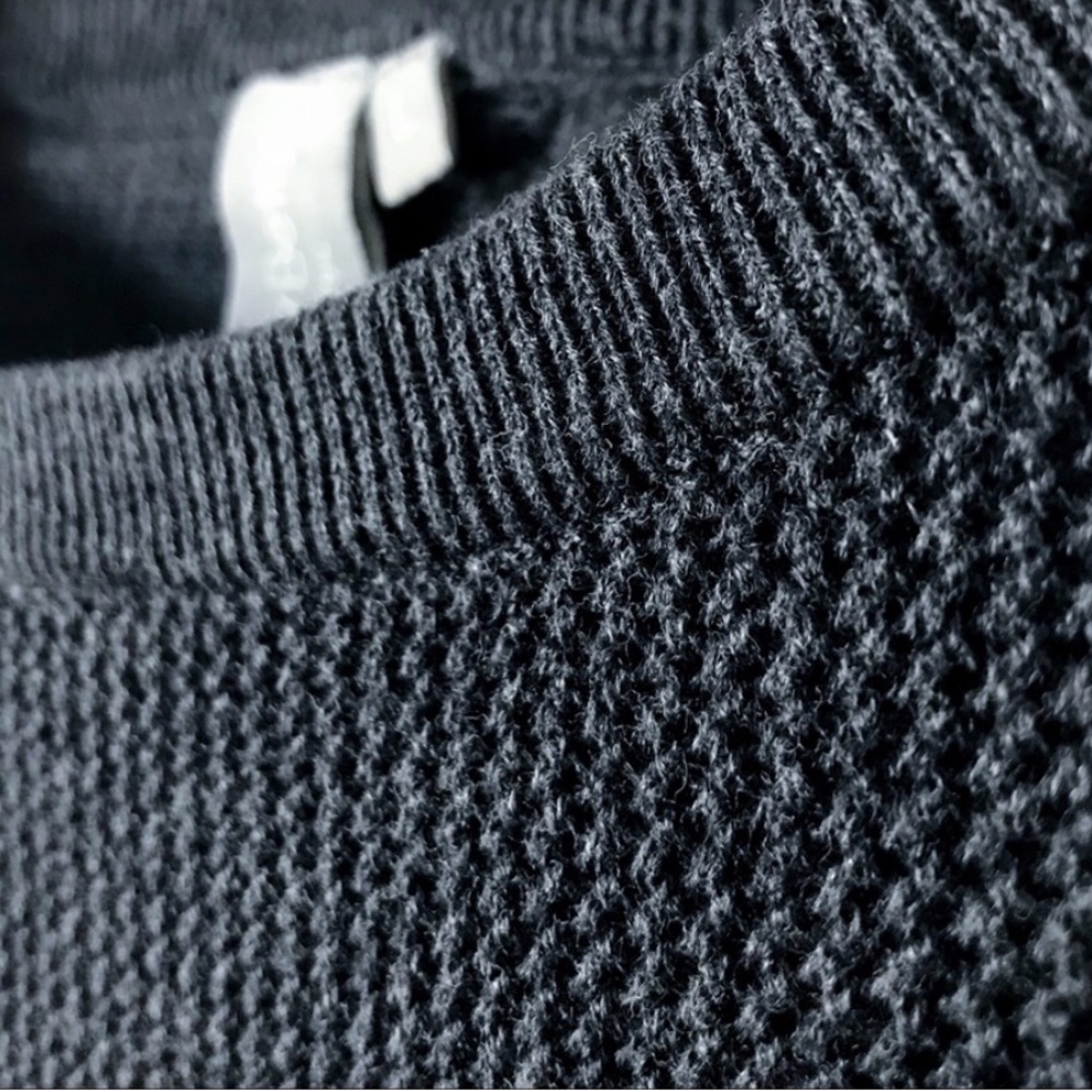 Sweaty Betty Amity Knit Jumper Charcoal Women's Crew Neck Sweater M A1 - Picture 6 of 10